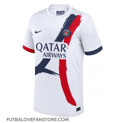 Paris Saint-Germain Joao Neves #87 Vonkajší futbalový dres 2025-26 Krátky Rukáv Paris Saint-Germain Joao Neves #87 Vonkajší futbalový dres 2025-26 Krátky Rukáv